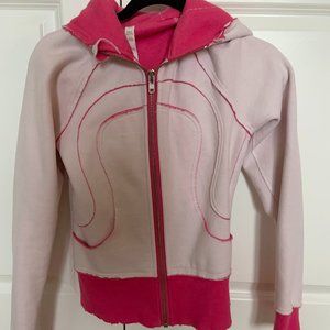 Women's Lululemon Pink Scuba Hoodie (size 6)